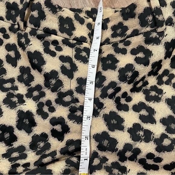 Ann Taylor Banana Republic Pants Women’s 10 Petite Animal Print Neutral Slacks 2 - Picture 13 of 14